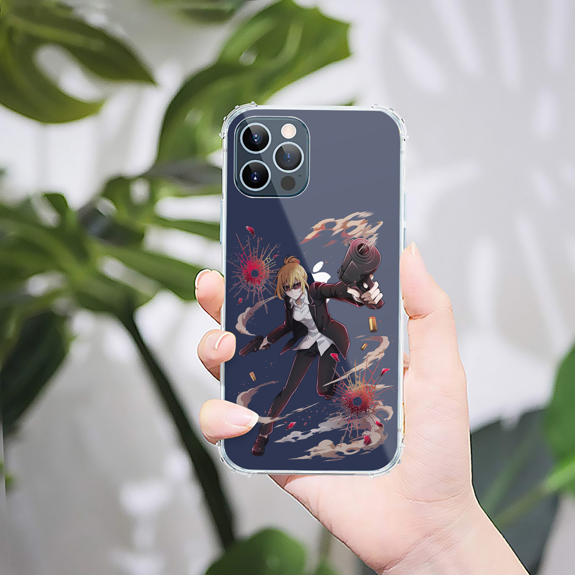 （画像用） 文豪ストレイドッグス Bungo Stray Dogs 【iPhone 12シリーズ対応】透明スマホケース（クリアソフトケース）